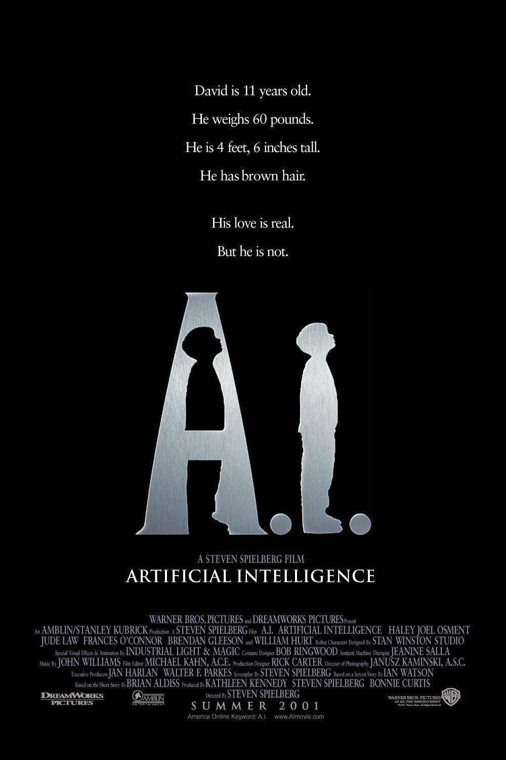 A.I. - Artificial Intelligence Movie Poster