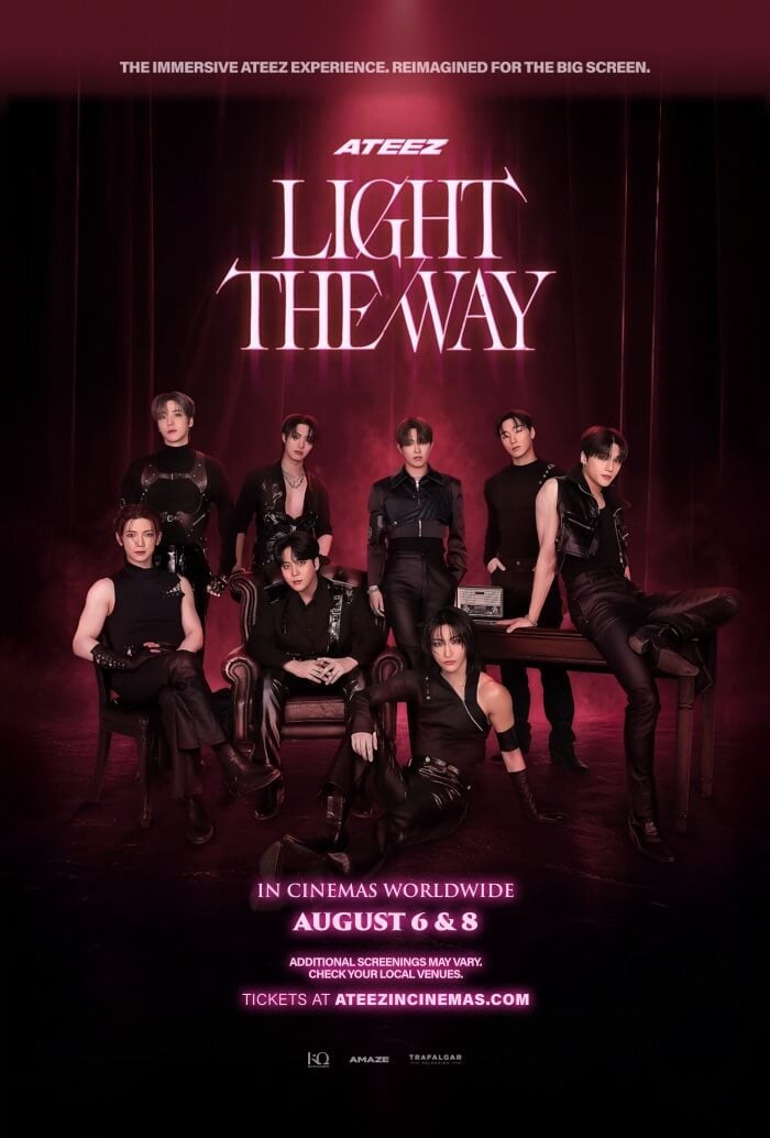 ATEEZ: LIGHt the WAy in CINEMAS Movie Poster