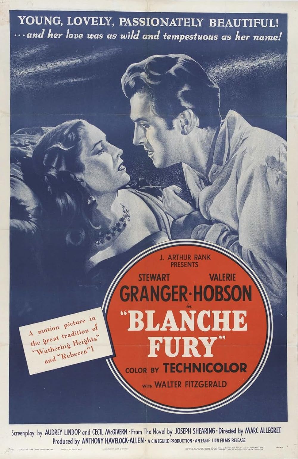 Blanche Fury Movie Poster