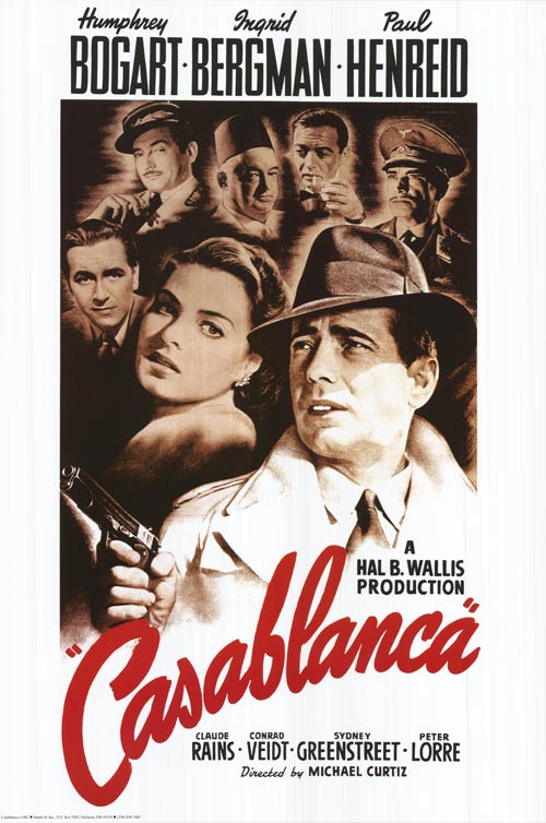 Casablanca Movie Poster