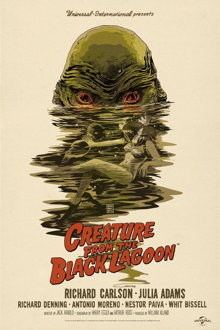 Creature from the Black Lagoon Movie Poster