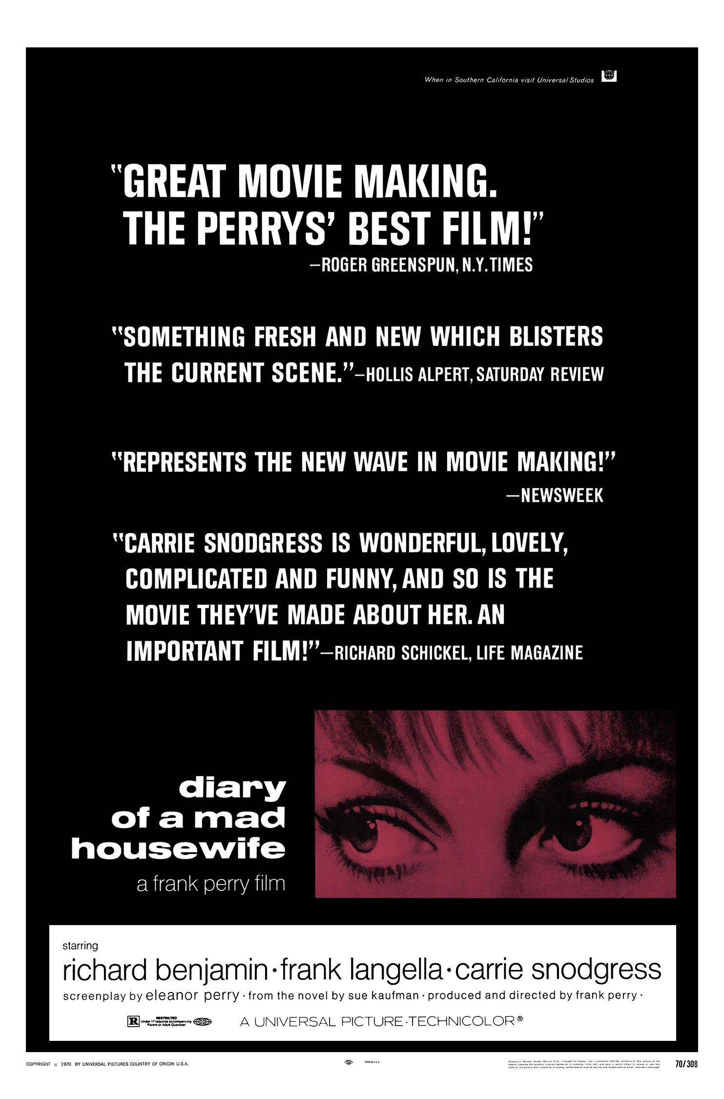 Diary of a Mad Housewife Movie Poster