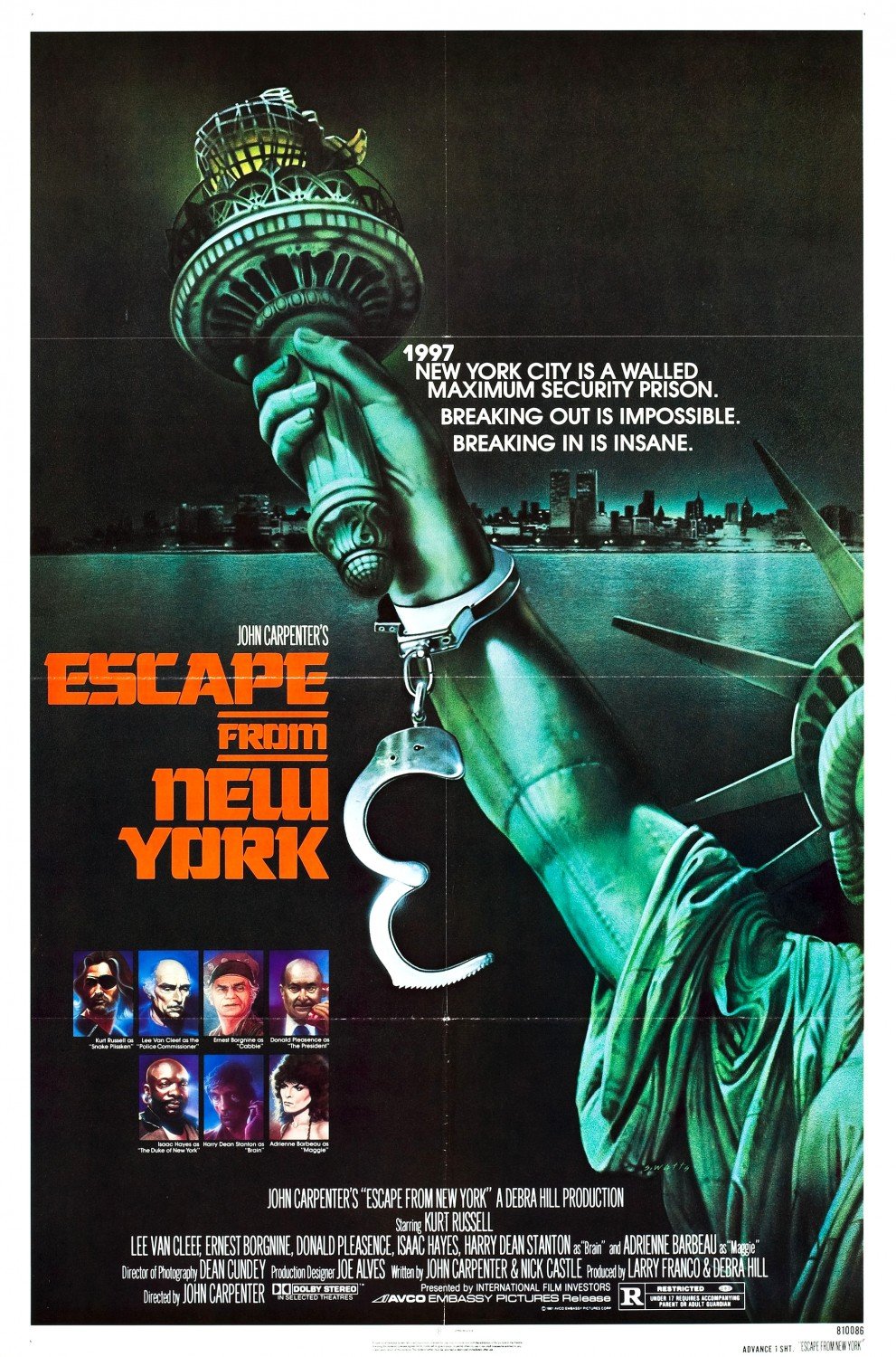 Escape From New York Movie Poster
