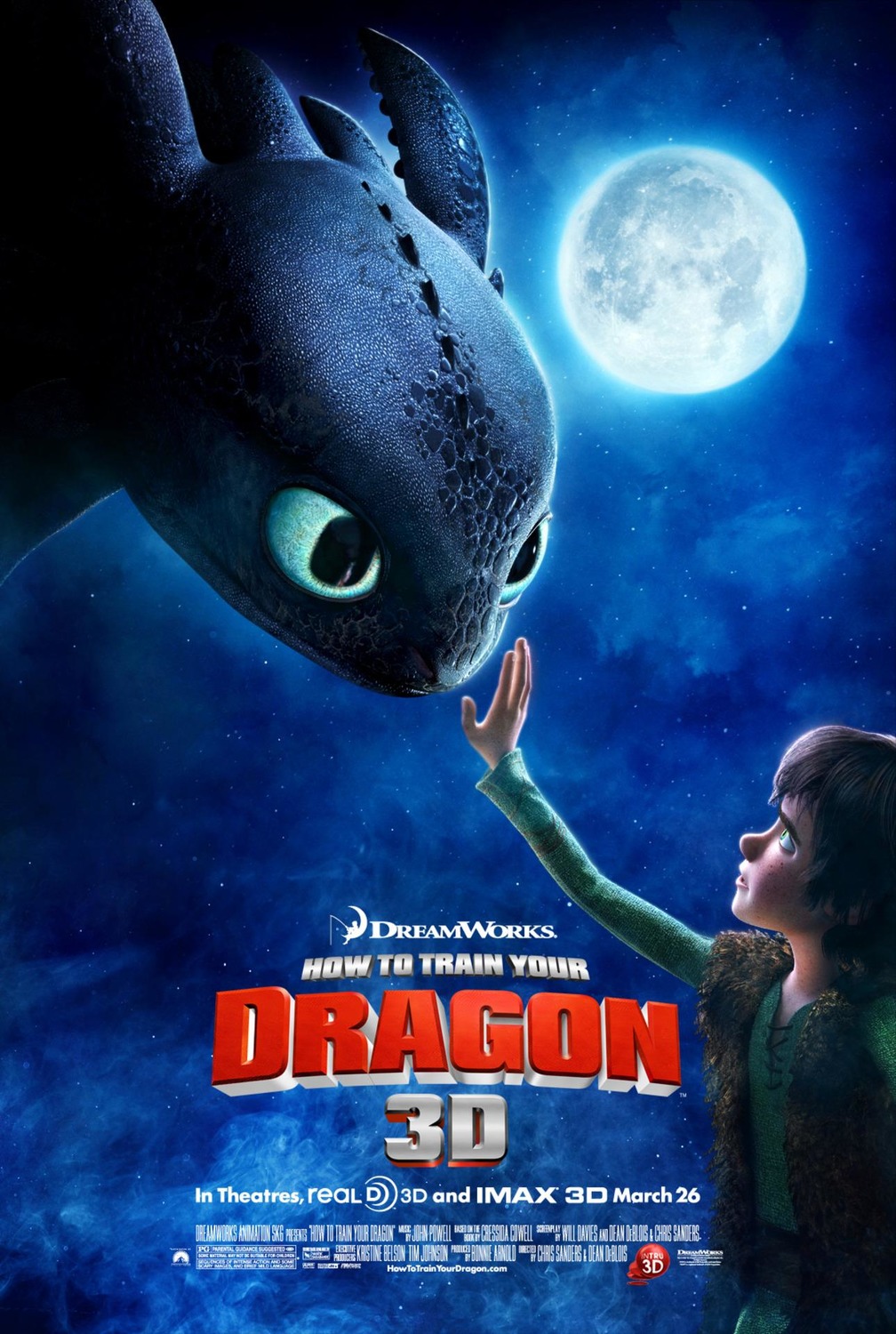 How to Train Your Dragon Movie Poster