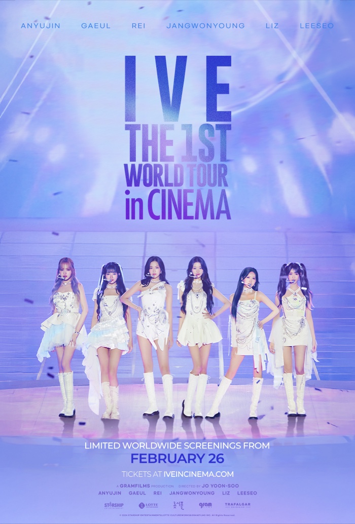 IVE: The 1st World Tour in Cinema Movie Poster