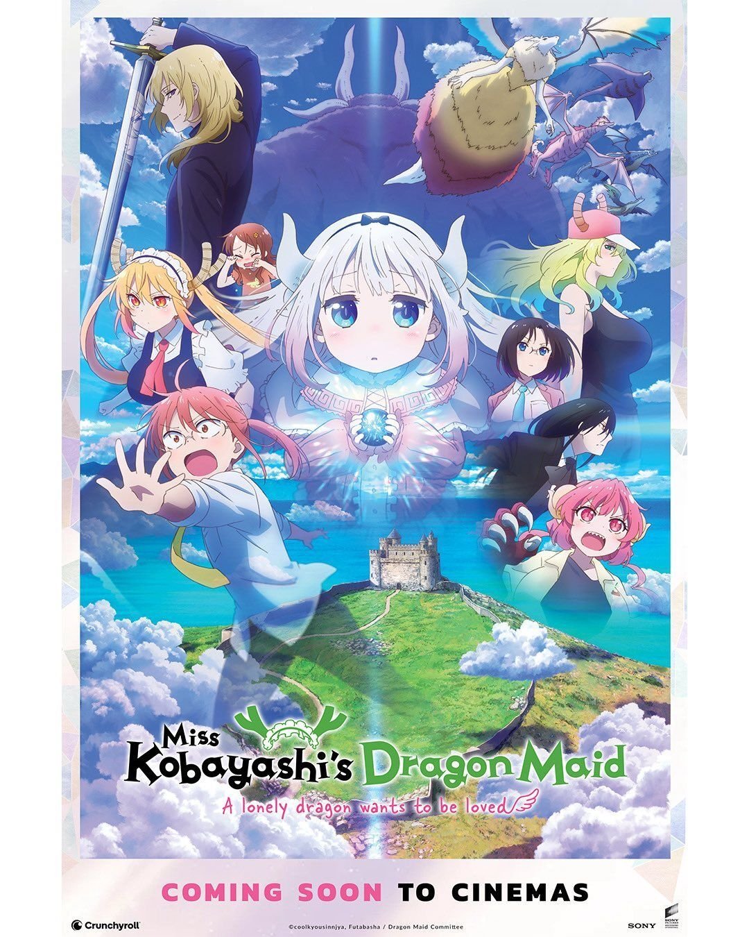 Miss Kobayashi's Dragon Maid: A Lonely Dragon Wants to Be Loved Movie Poster