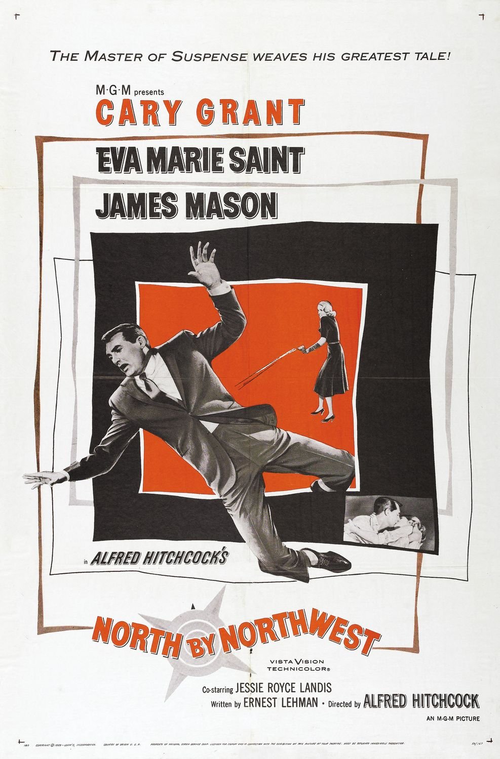 North By Northwest Movie Poster