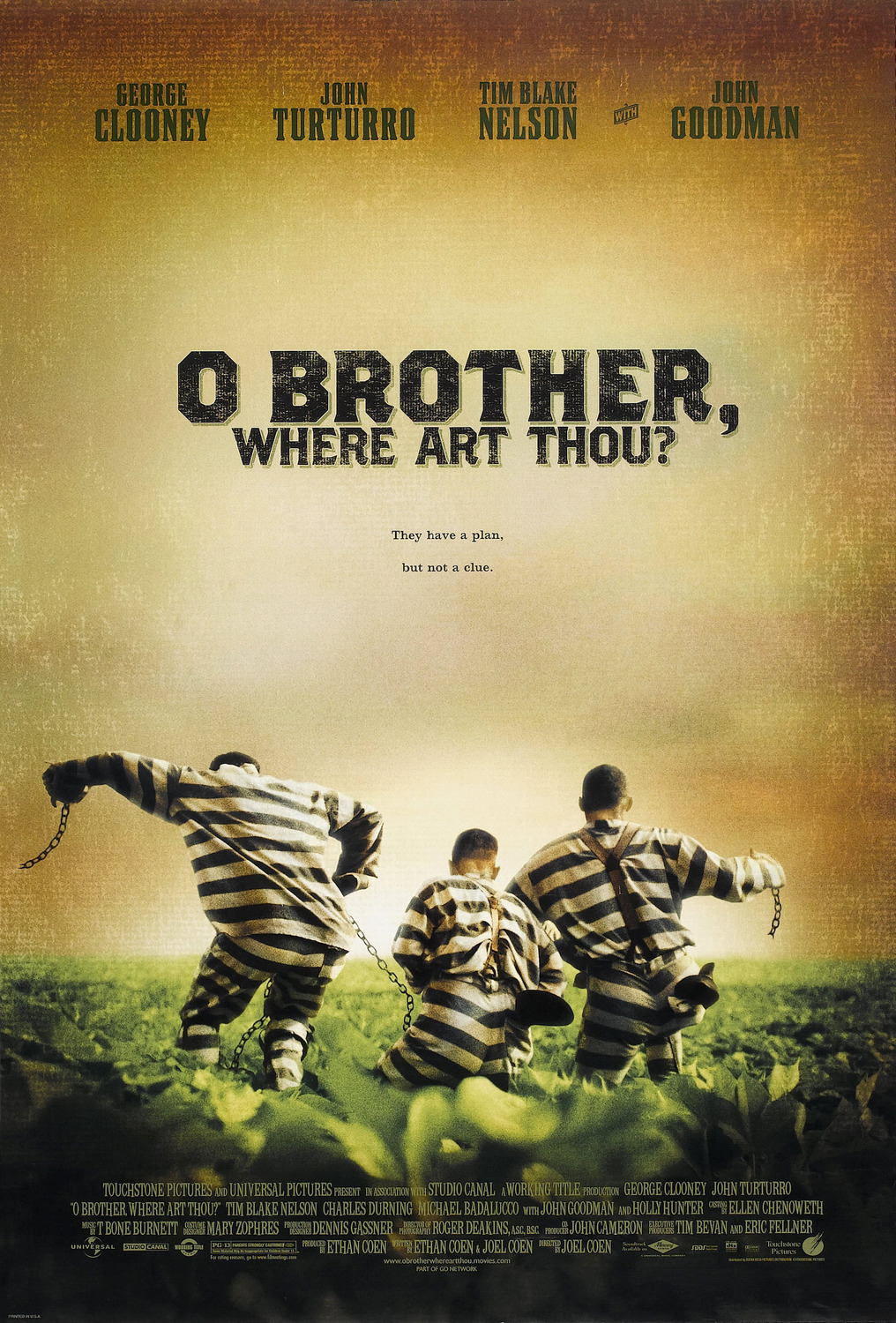 O Brother, Where Art Thou? Movie Poster