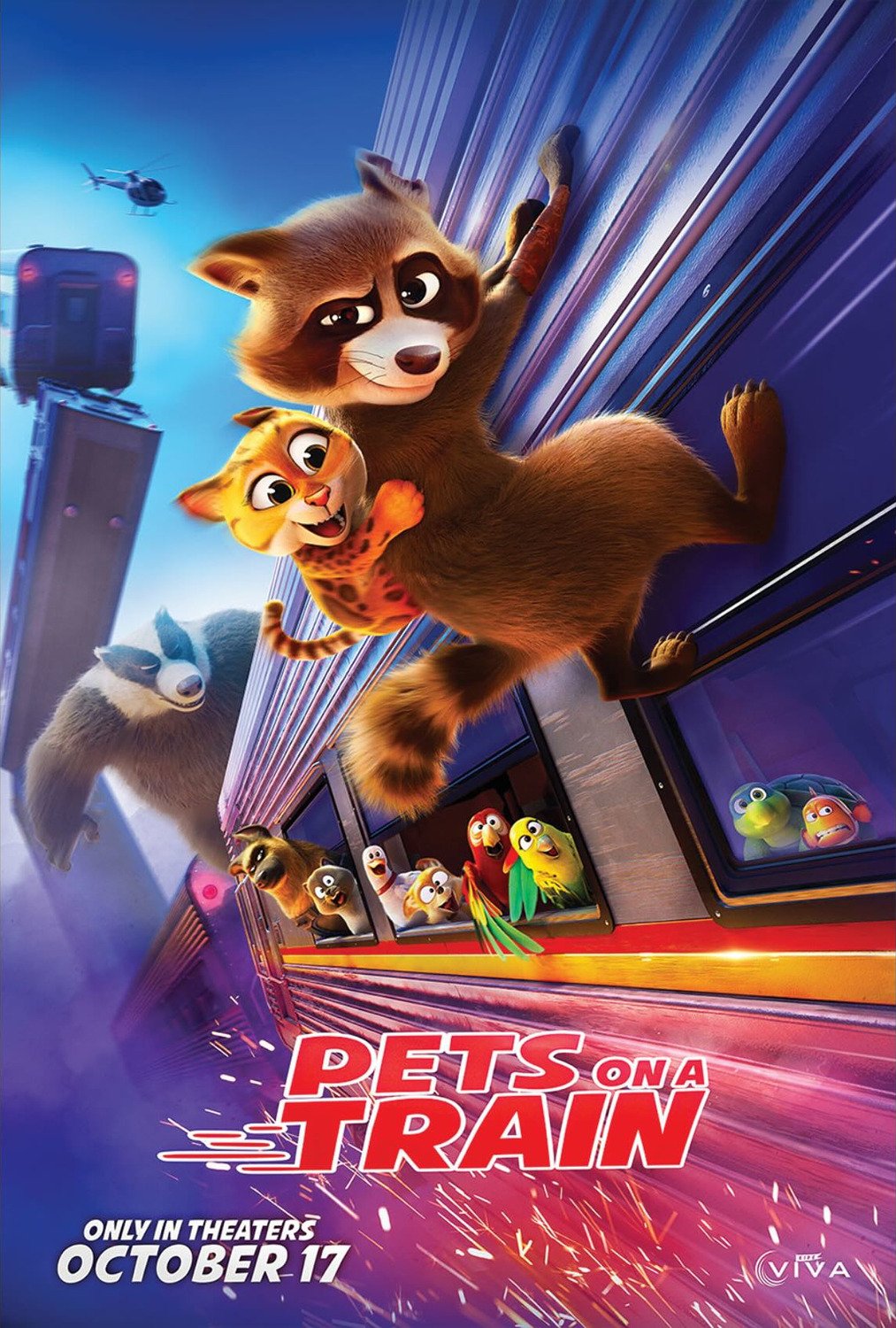 Pets on a Train Movie Poster