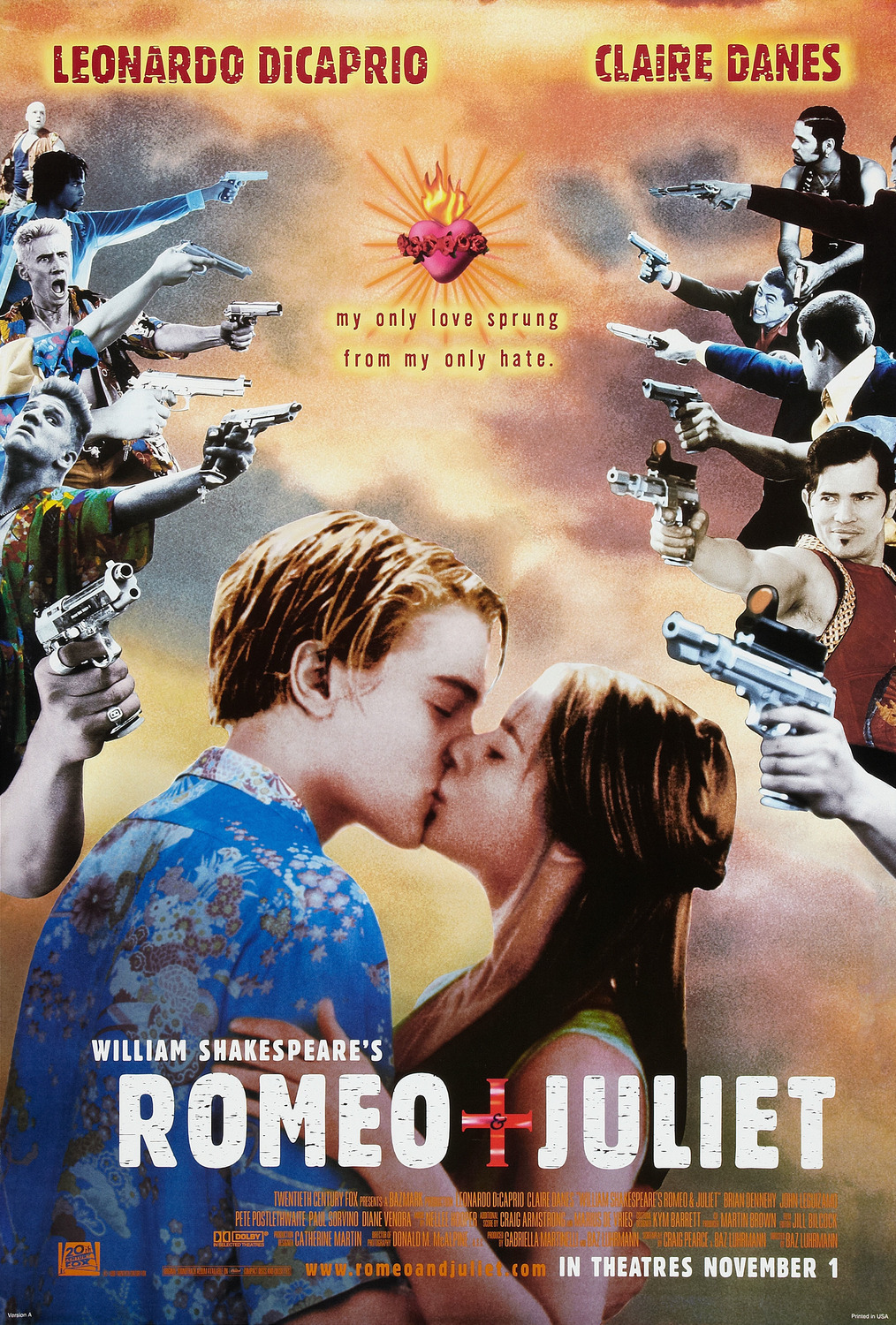 Romeo + Juliet Movie Poster