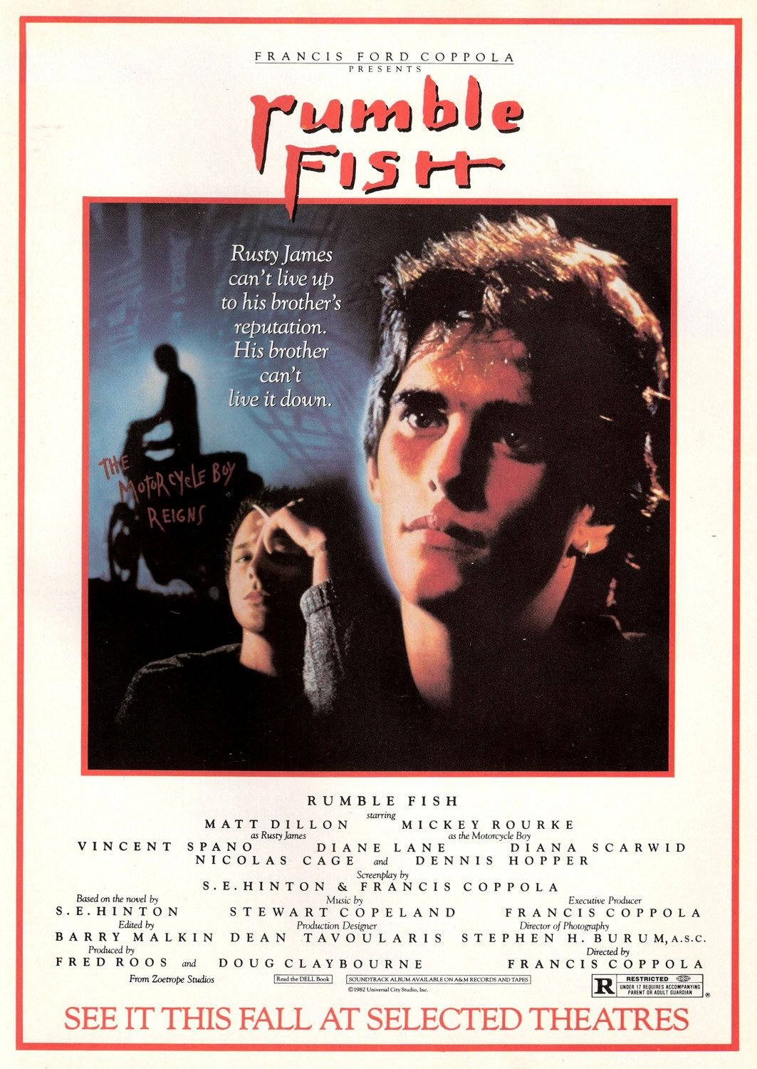 Rumble Fish Movie Poster
