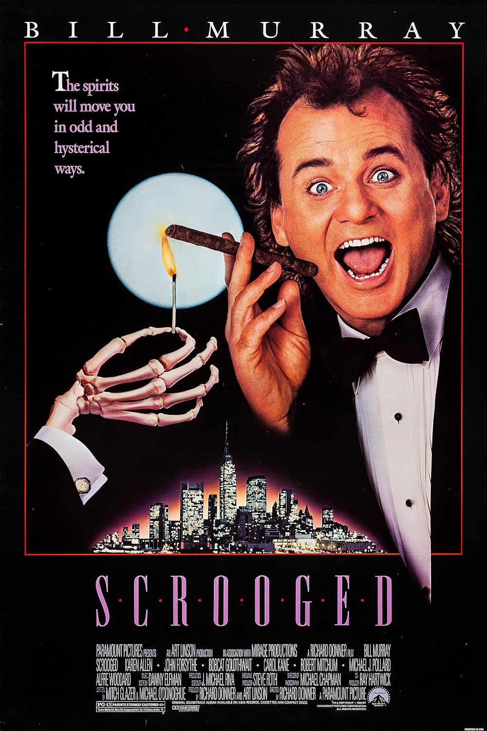 Scrooged Movie Poster