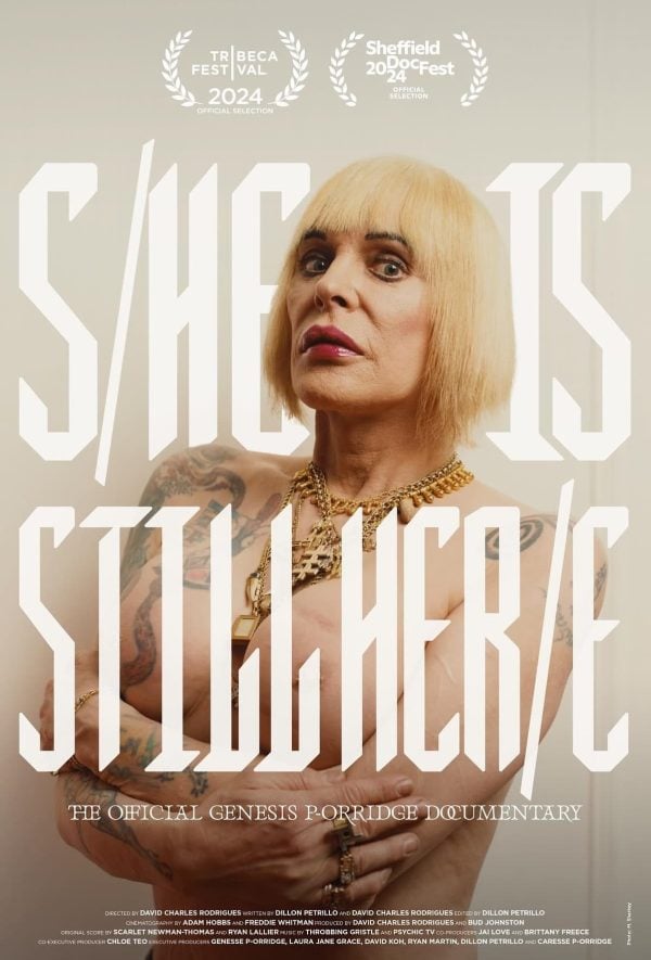 S/He Is Still Her/e: The Official Genesis P-Orridge Documentary Movie Poster