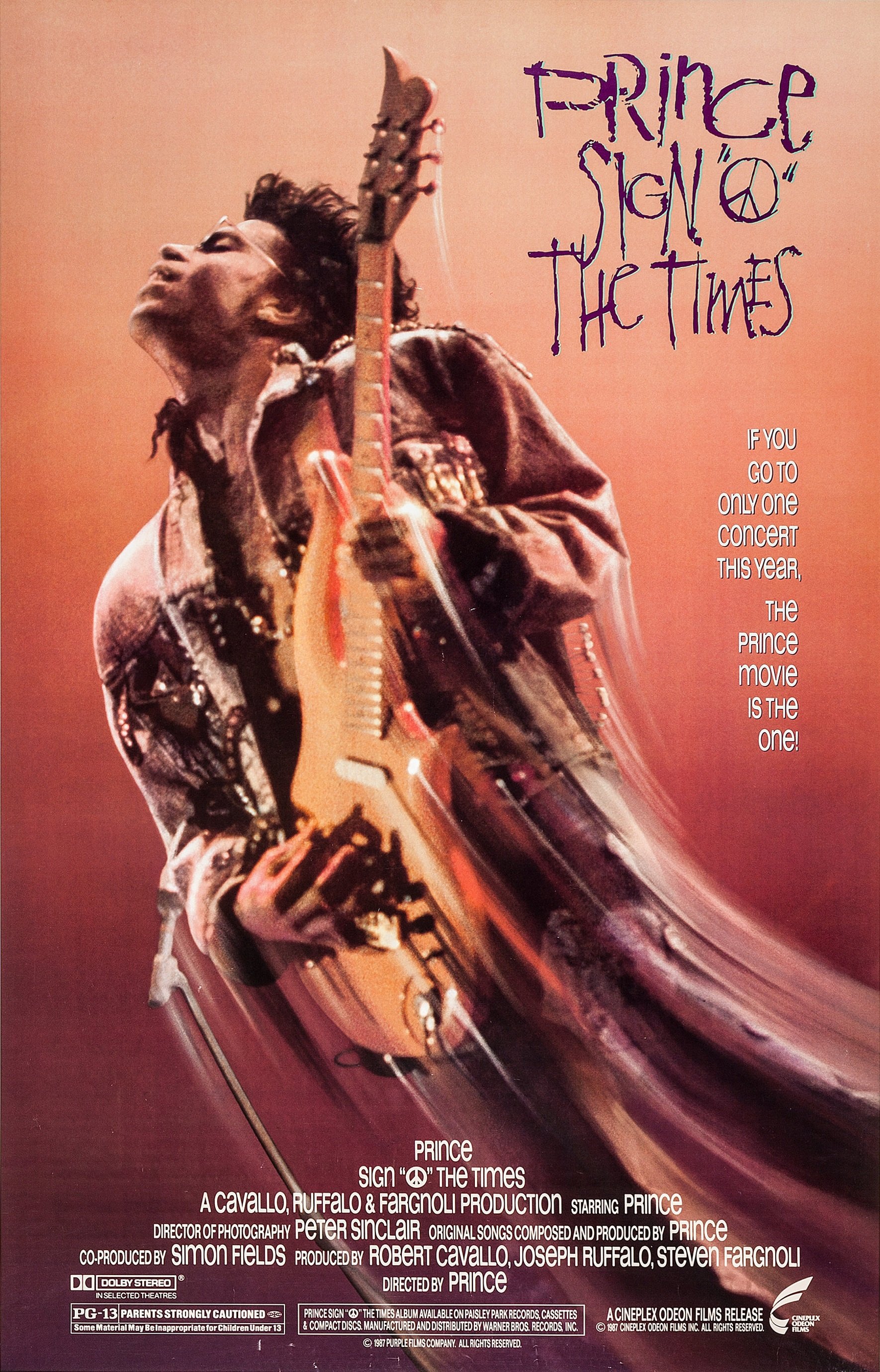 Sign 'o' the Times Movie Poster