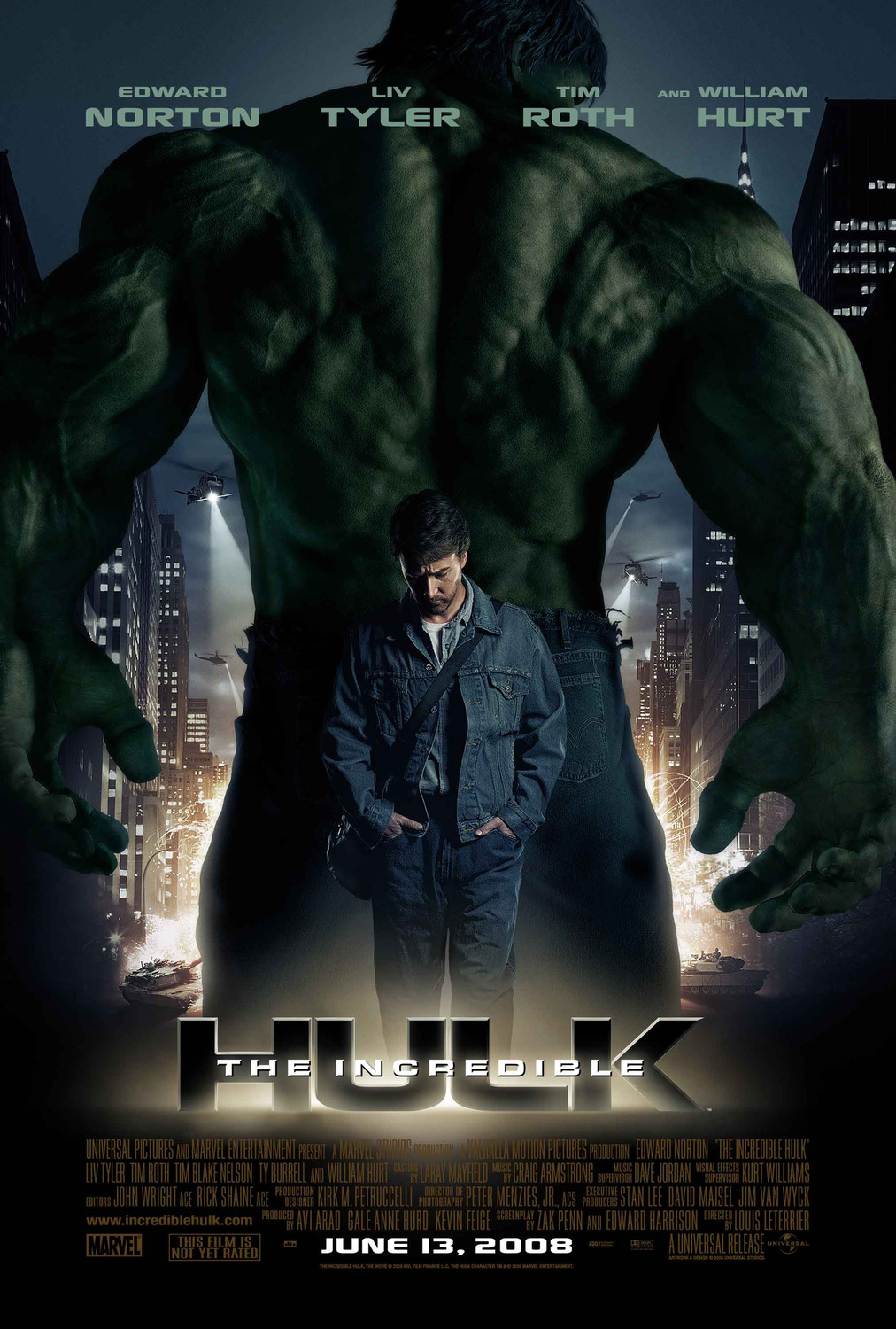 The Incredible Hulk Movie Poster