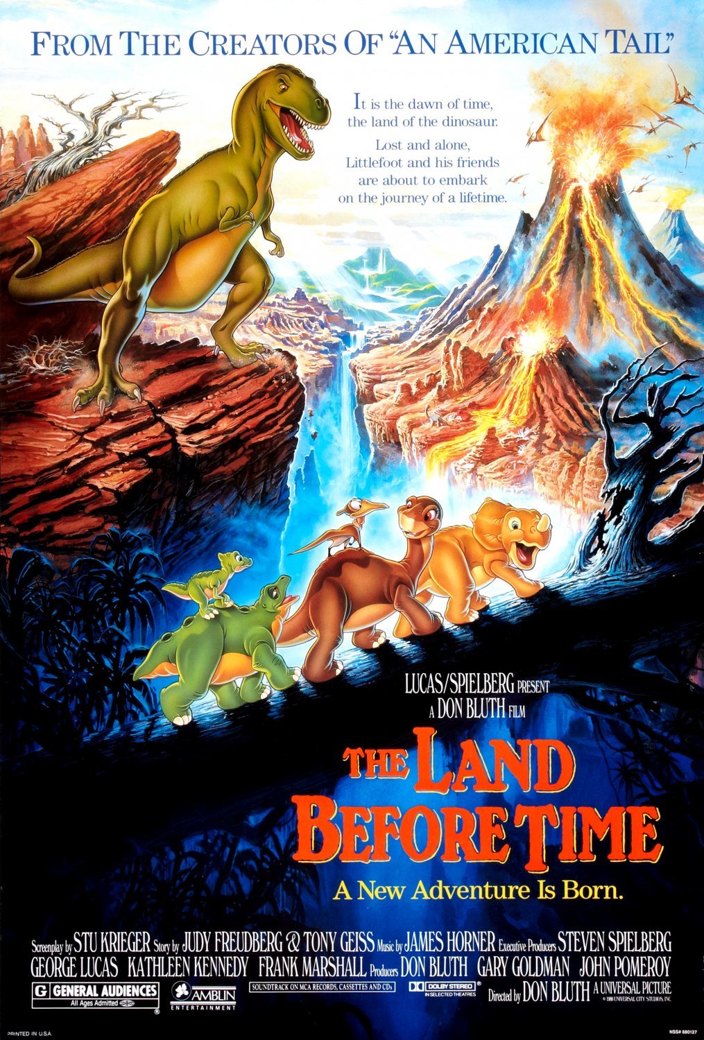 The Land Before Time Movie Poster
