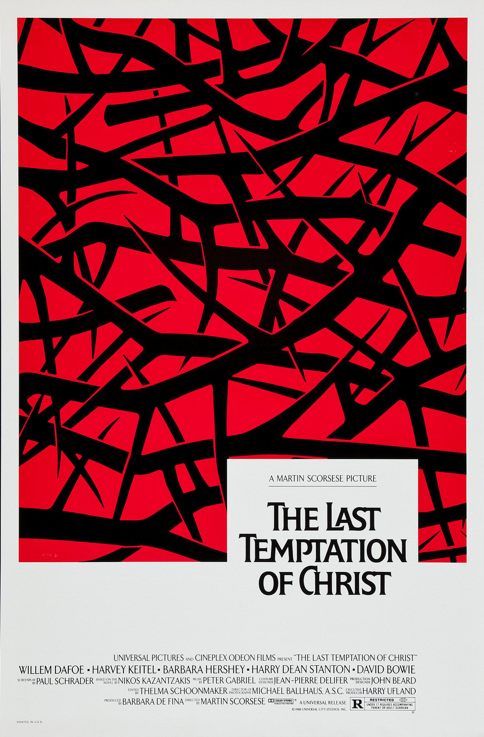 The Last Temptation of Christ Movie Poster