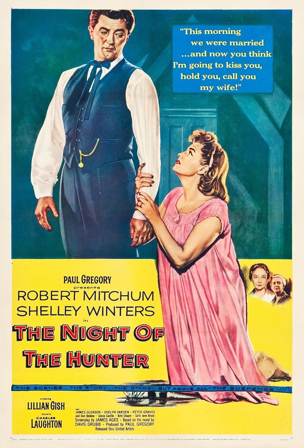 The Night of the Hunter Movie Poster