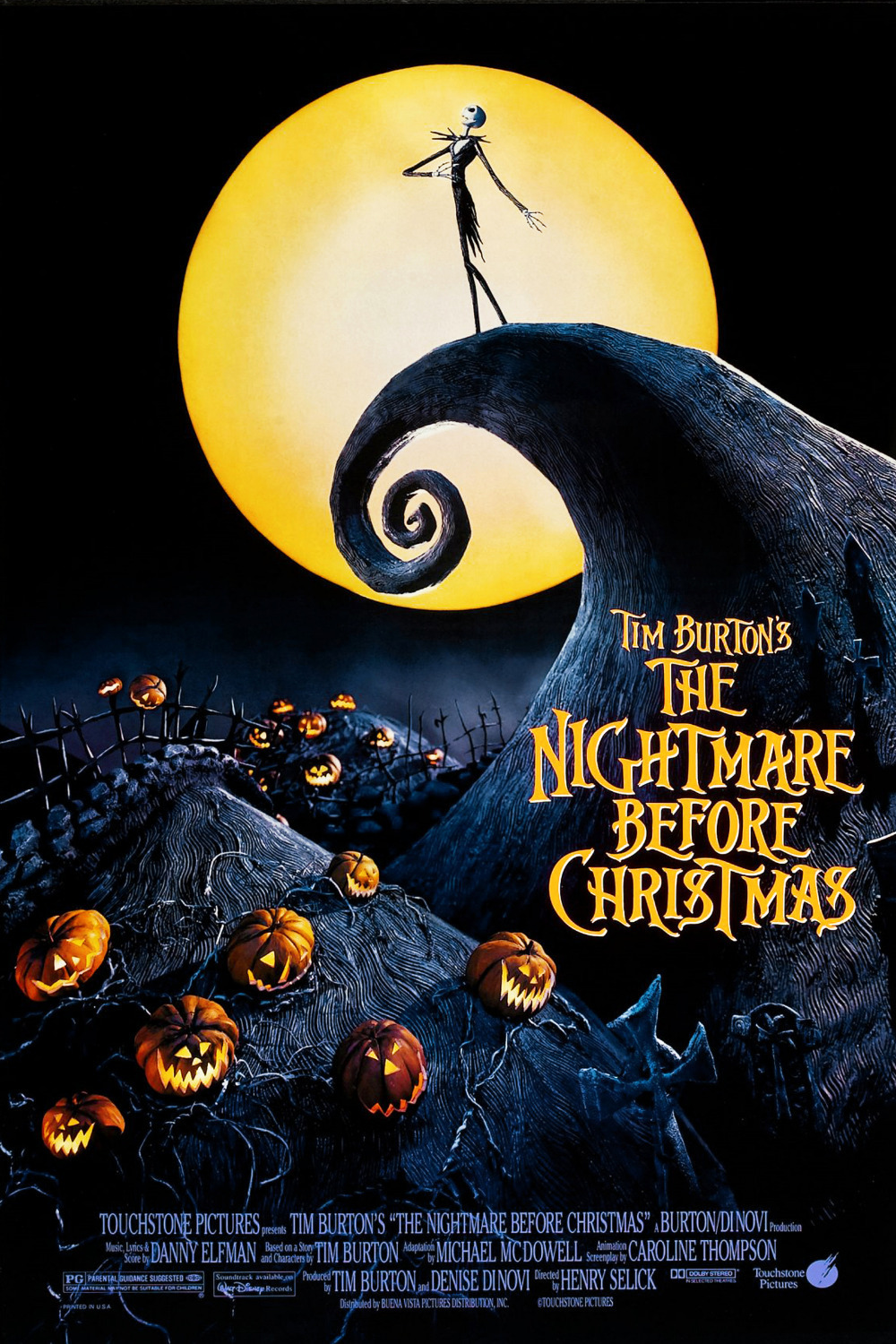 The Nightmare Before Christmas Movie Poster